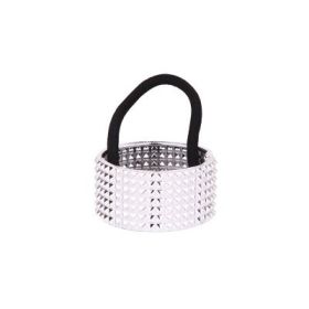 2022 Hairband Pearl Women Hair Accessories Scrunchy Punk Ponytail Holder Plastic Crystal Gum for Hair Ring Elastic Hair Band (Color: P17)