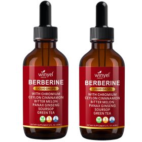 Organic Ceylon Cinnamon Berberine Liquid Drops Supplement (QTY: 2 PCS)